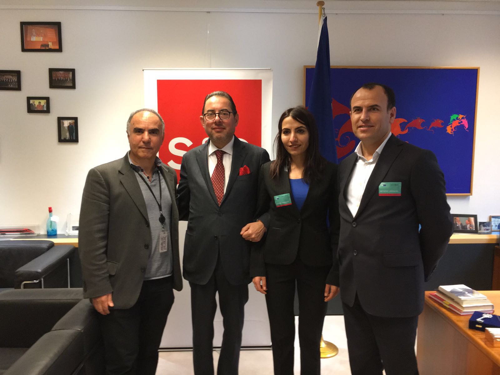HDP's Delegation meets chair of S&D at the EP