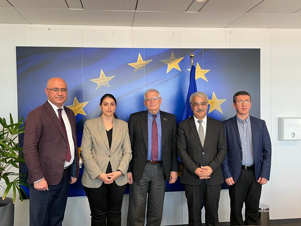 HDP delegation meets EU HR/VP Josep Borrell