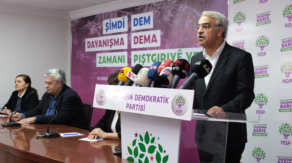 Co-chair Sancar: The rotten order and corrupt power collapsed on our people